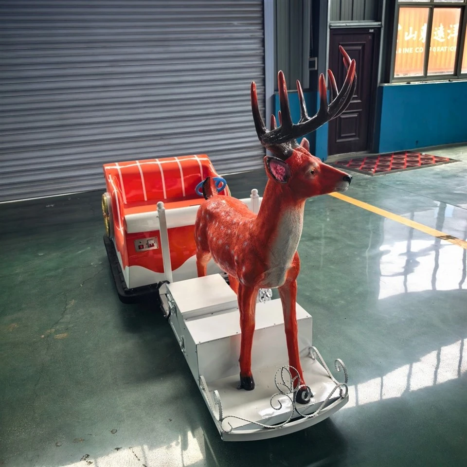 Illuminated Reindeer Sleigh Vehicle price